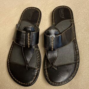 Born leather sandals.